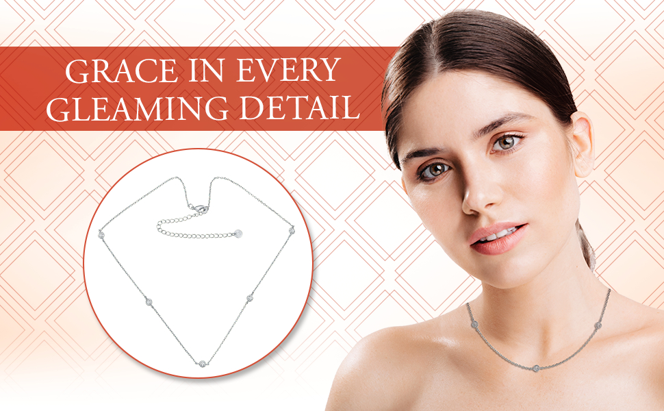 bezel diamond yard diamond cz dainty jewelry inch cubic zirconia tennis gold non tarnish chain charm