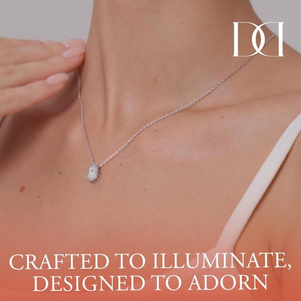 14K/18K Gold Plated Teardrop Cubic Zirconia Pendant Necklace for Women | Elegant and Dainty Jewelry | Gold Plated Options | Perfect for Any Occassion or Gifts, 15-18 Inches + 3 Inch extender - Image 15
